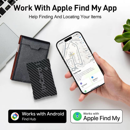 Lockd'In Smart Wallet Card Tracker