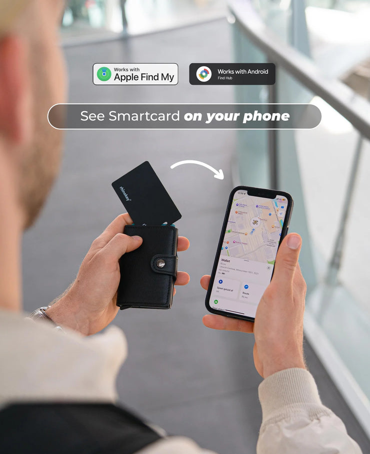 Lockd'In Smart Wallet Card Tracker